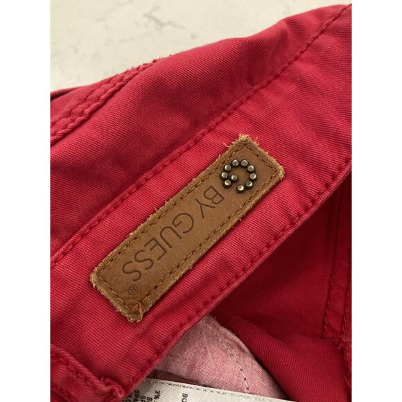 G By Guess Women’s Red Jeans Suzette Super Skinny Great Condition Size 27 - Picture 4 of 8